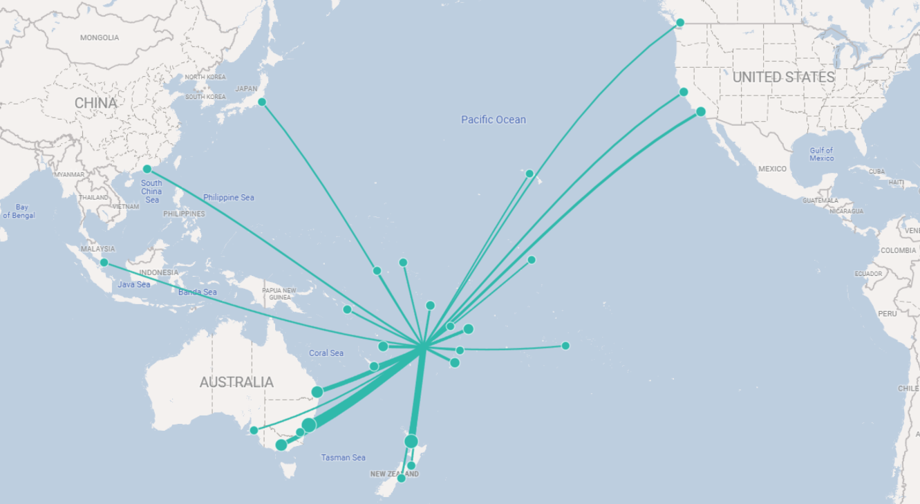 Freight Connections Define Pacific Island Country Trade Networks ...